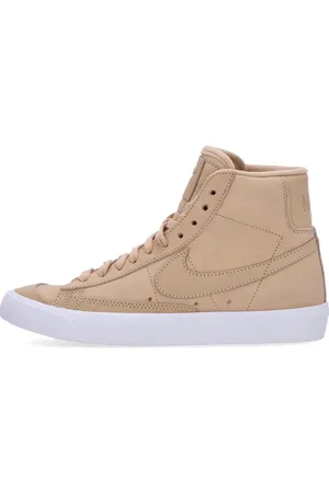Nike W Blazer Mid Premium, Chaussure Haute Femme Vachetta Tan/vachetta Tan/blanc