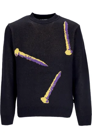IUTER Pull Ongles Homme Pull Noir