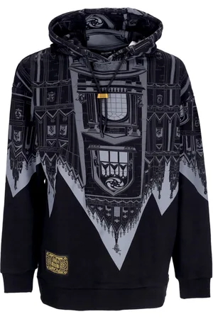 DOLLY NOIRE Sweat a capuche leger pour hommes Bench Duomo Over Hoodie Noir