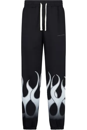 Vision Of Super Pantalon de survetement leger pour hommes Pantalon Flames