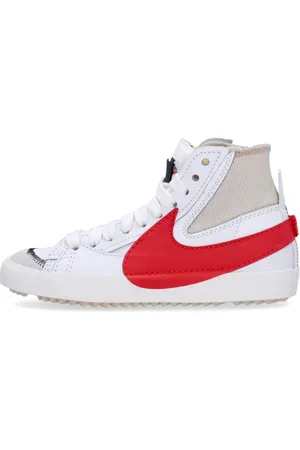 Nike Blazer Mid 77 Jumbo Blanc/Habanero Rouge/Rotin/Blanc Chaussure Haute Homme