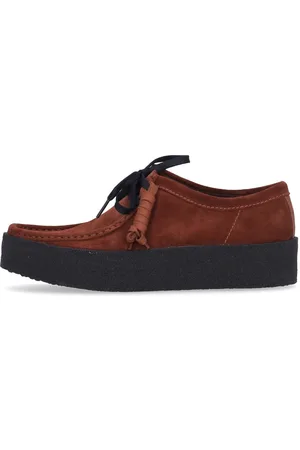 Clarks Chaussure de style de vie Wallabee Cup en daim rouille pour hommes