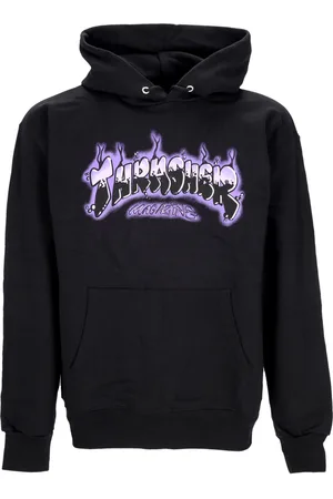 Thrasher Sweat a capuche Airbrush pour hommes, noir/violet