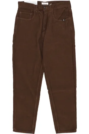 AMISH Pantalon long pour homme en velours cotele Jeremiah Tinto marron