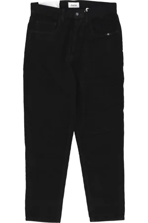 AMISH Pantalon Long Homme Jeremiah Corduroy Tinto Noir