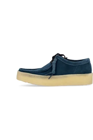 Clarks Chaussure de style de vie Wallabee Cup pour hommes, bleu profond