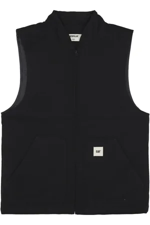Caterpillar Gilet en toile pour hommes noir