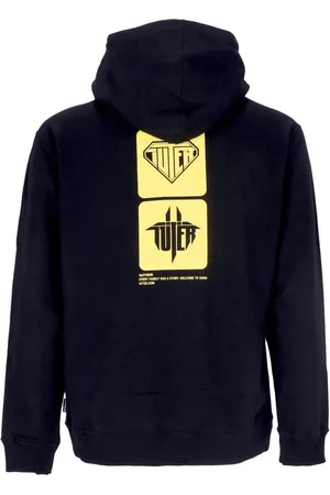 IUTER Sweat a capuche leger pour hommes Tab Hoodie Noir