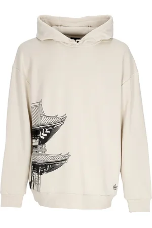 DOLLY NOIRE Bench Tokyo Over Hoodie Sweat a capuche leger pour hommes Beige/noir