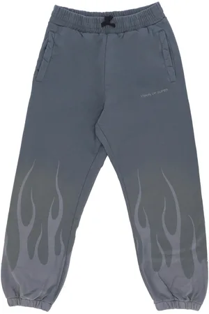 Vision Of Super Pantalon Corrosive Flames pour hommes, vert balsam