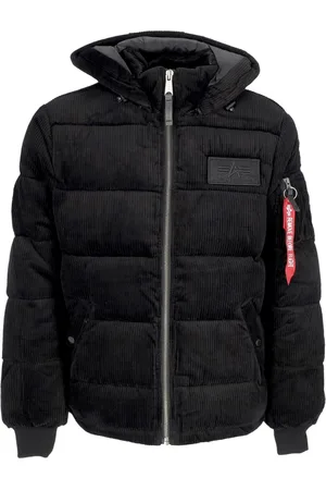 Alpha Industries Veste Doudoune En Cordon Pour Homme Noir
