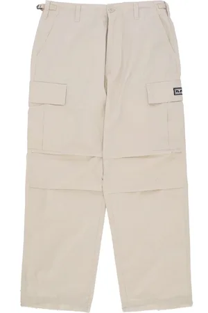 Obey Pantalon Cargo Long Homme Big Timer Gris Argente
