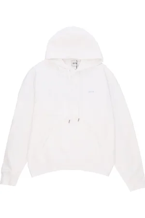 ARTE Sweat a capuche leger pour hommes Hank Back Multi Runner Hoodie Blanc