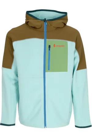 COTOPAXI Veste Polaire Homme Abrazo Fleece Hoodie Veste Zippee Chene/Verre de Mer