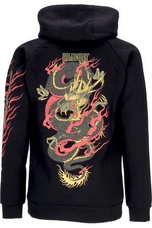 DOLLY NOIRE Sweat a capuche homme Ryu Dragon sweat a capuche noir