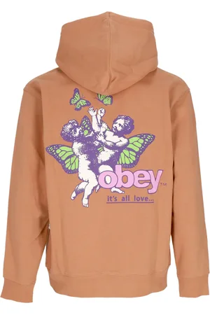 Obey Sweat a capuche en polaire a capuche Premium pour hommes, non blanchi, It
