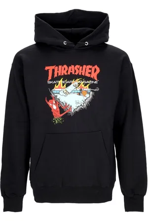Thrasher Sweat a capuche Neckface 500 noir pour hommes