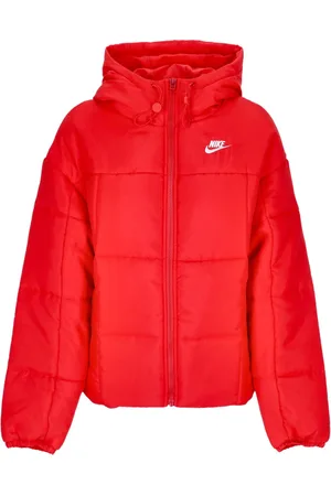 Nike Doudoune Femme W Essential Thermic Classic Puffer University Rouge/blanc