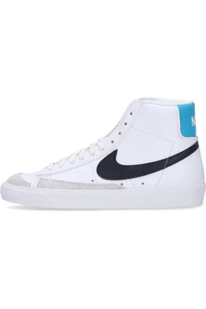 Nike Chaussure Haute Homme Blazer Mid 77 Vintage Blanc/noir/bleu Lightning/blanc
