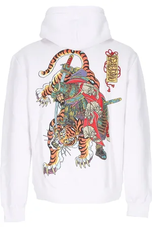 DOLLY NOIRE Sweat a capuche tigre et soldat blanc sweat a capuche homme