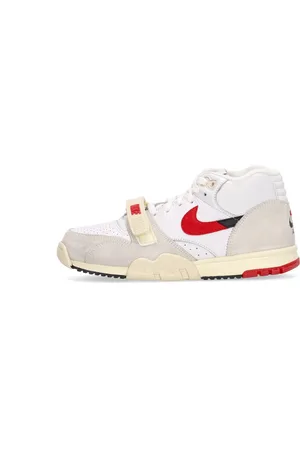 Nike Chaussure Haute Homme Air Trainer 1 Blanc/universite Rouge/noir/lait de coco