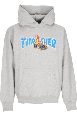 Thrasher Sweat a capuche Cop Car pour hommes, gris