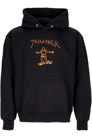 Thrasher Gonz Hoodie Sweat a capuche pour hommes Noir/orange