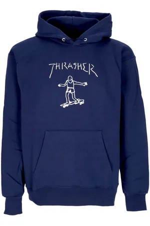 Thrasher Gonz Hoodie Sweat a capuche pour hommes Marine/blanc