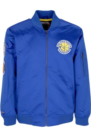 Mitchell & Ness Blouson Bomber Homme NBA Lightweight Satin Bomber Golwar