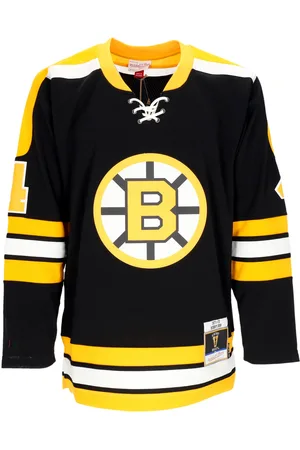 Mitchell & Ness Veste de hockey pour hommes NHL Dark Jersey 1971 No 4 Orr Bosbru Couleurs originales de l