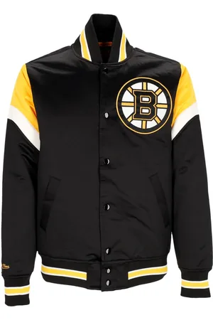 Mitchell & Ness Blouson aviateur pour hommes NHL Heavyweight Satin Jacket Bosbru