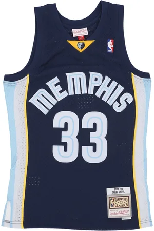 Mitchell & Ness Debardeur de Basket Homme Nba Dark Jersey 2008 No 33 Marc Gasol Memgri Couleurs Originales de l