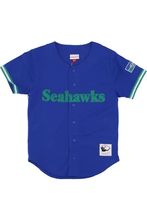 Mitchell & Ness Nfl On The Clock Mesh Button Front Seasea Veste boutonnee pour hommes
