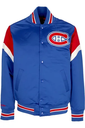 Mitchell & Ness Blouson Bomber Homme NHL Heavyweight Satin Jacket Moncan