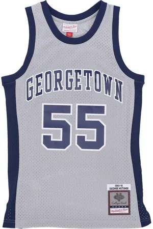 Mitchell & Ness Debardeur de basket-ball pour hommes Ncaa Swingman Jersey No 55 Dikembe Mutombo Geohoy