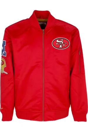 Mitchell & Ness Blouson Bomber Homme Nfl Lightweight Satin Bomber Saf49e