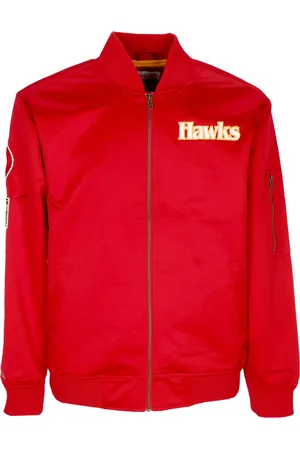 Mitchell & Ness Blouson Bomber Homme NBA Lightweight Satin Bomber Atlhaw