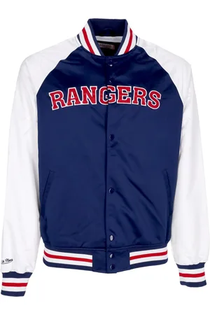 Mitchell & Ness Blouson Bomber Homme NHL Primetime Lw Satin Jacket Neyran Marine