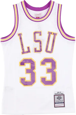 Mitchell & Ness Debardeur de basket homme Ncaa maillot blanc 1990 No 33 Shaquille O