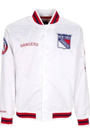 Mitchell & Ness Blouson Bomber Homme Nhl Hometown Lw Satin Jacket Neyran Blanc