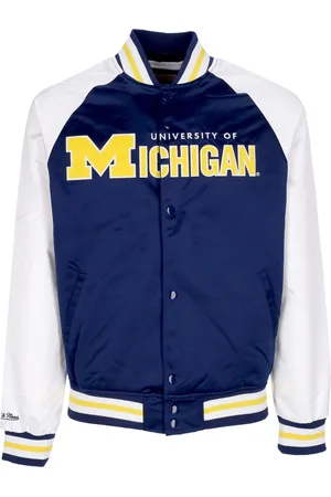 Mitchell & Ness Blouson Bomber Homme NCAA Primetime Lw Satin Jacket Micwol