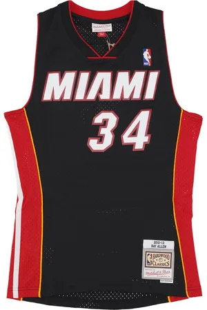 Mitchell & Ness Debardeur de Basket Homme Nba Noir Maillot 2012 No 34 Ray Allen Miahea Noir