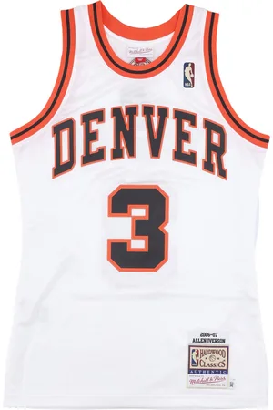 Mitchell & Ness Debardeur de basket-ball pour hommes, maillot Nba Hwc 2006 No 3 Allen Iverson Dennug blanc