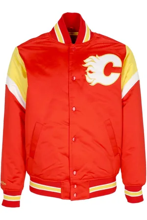 Mitchell & Ness Blouson aviateur pour hommes NHL Heavyweight Satin Jacket Calfla