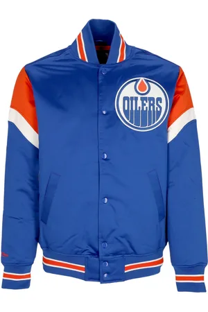 Mitchell & Ness Blouson Bomber Homme Nhl Heavyweight Satin Jacket Edmoil