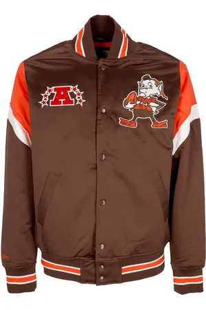 Mitchell & Ness Blouson Bomber Homme Nfl Heavyweight Satin Jacket Clebro