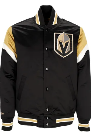 Mitchell & Ness Bomber Jacket Veste en satin epais NHL pour hommes Vegkni