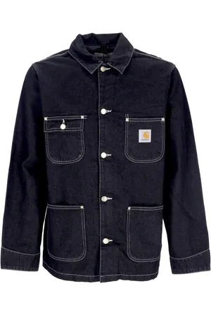 Carhartt Og Chore Coat Veste en jean pour homme Noir One Wash