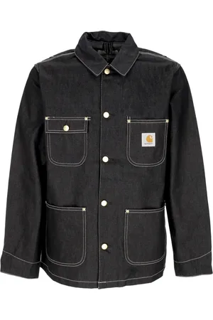 Carhartt Og Chore Coat Veste en jean rigide noire pour homme