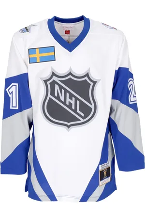 Mitchell & Ness Veste de hockey pour hommes, maillot blanc de la LNH All Star Game 1999 No 21 Forsberg All Star Team blanc